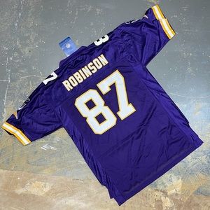 Reebok Marcus Robinson Minnesota Vikings Jersey 87 NFL Football Medium